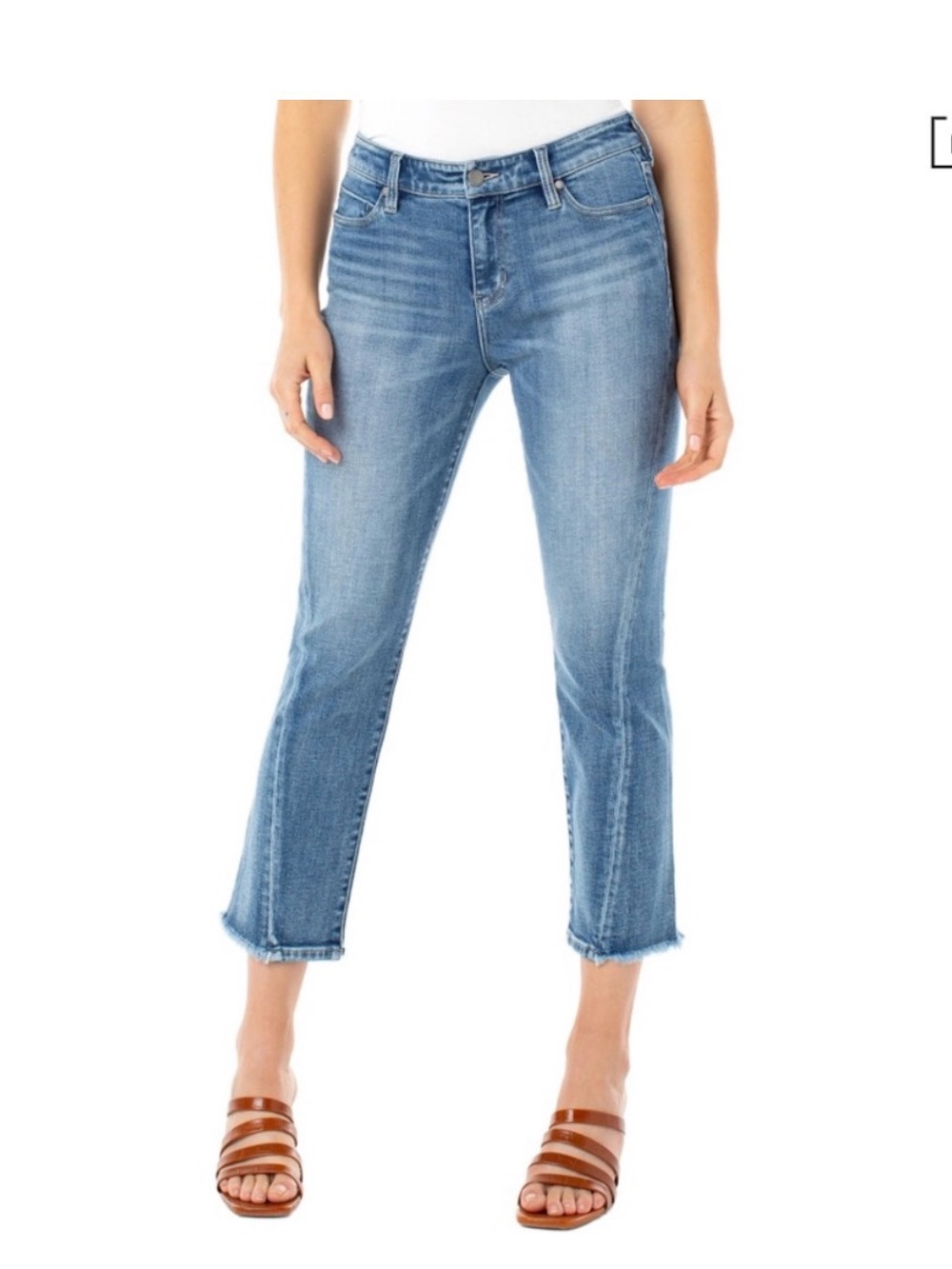 Liverpool Los Angeles Crop Straight Ladies Jeans 8/29